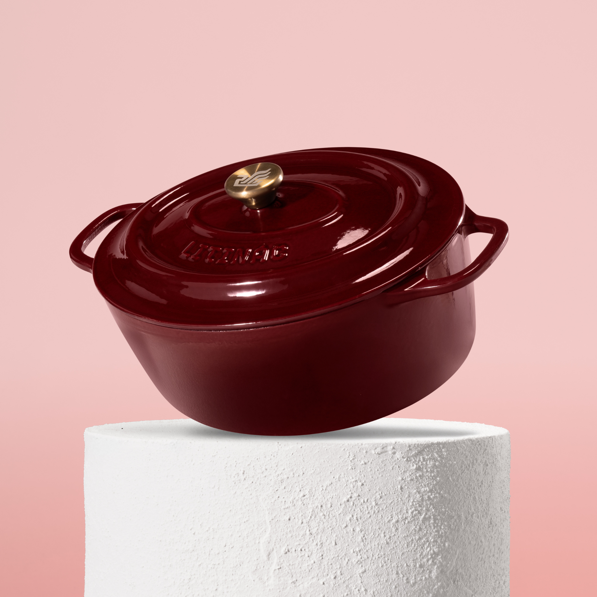 Vysoce kvalitní oválný hrnec z litiny se smaltovaným povrchem, délka 32 cm. Vhodný pro pečení masa, perfektní rozvod tepla. Barva: červená.