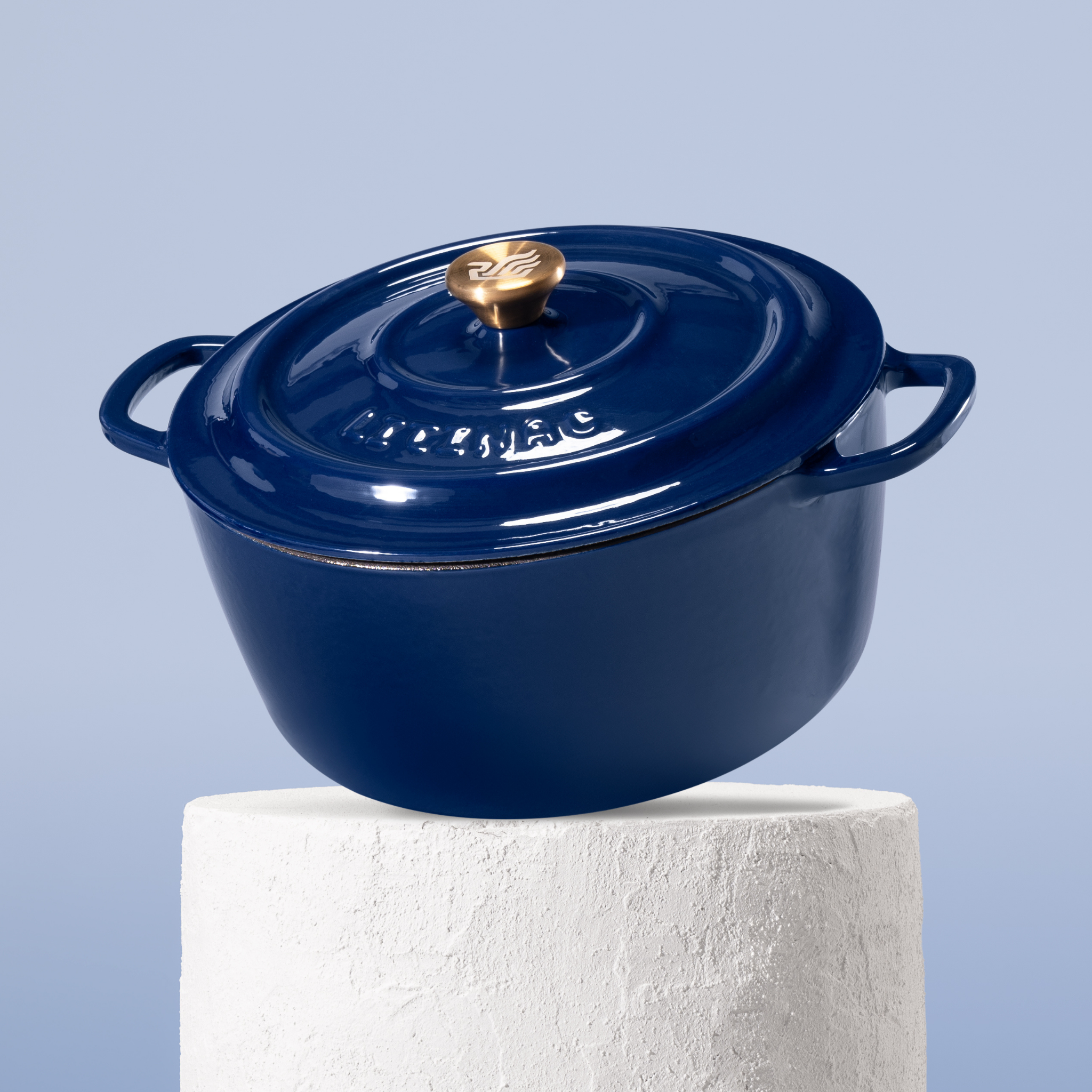 Vysoce kvalitní hrnec z litiny se smaltovaným povrchem, velikost 28 cm. Vhodný pro každodenní vaření, perfektní rozvod tepla. Barva: modrá.