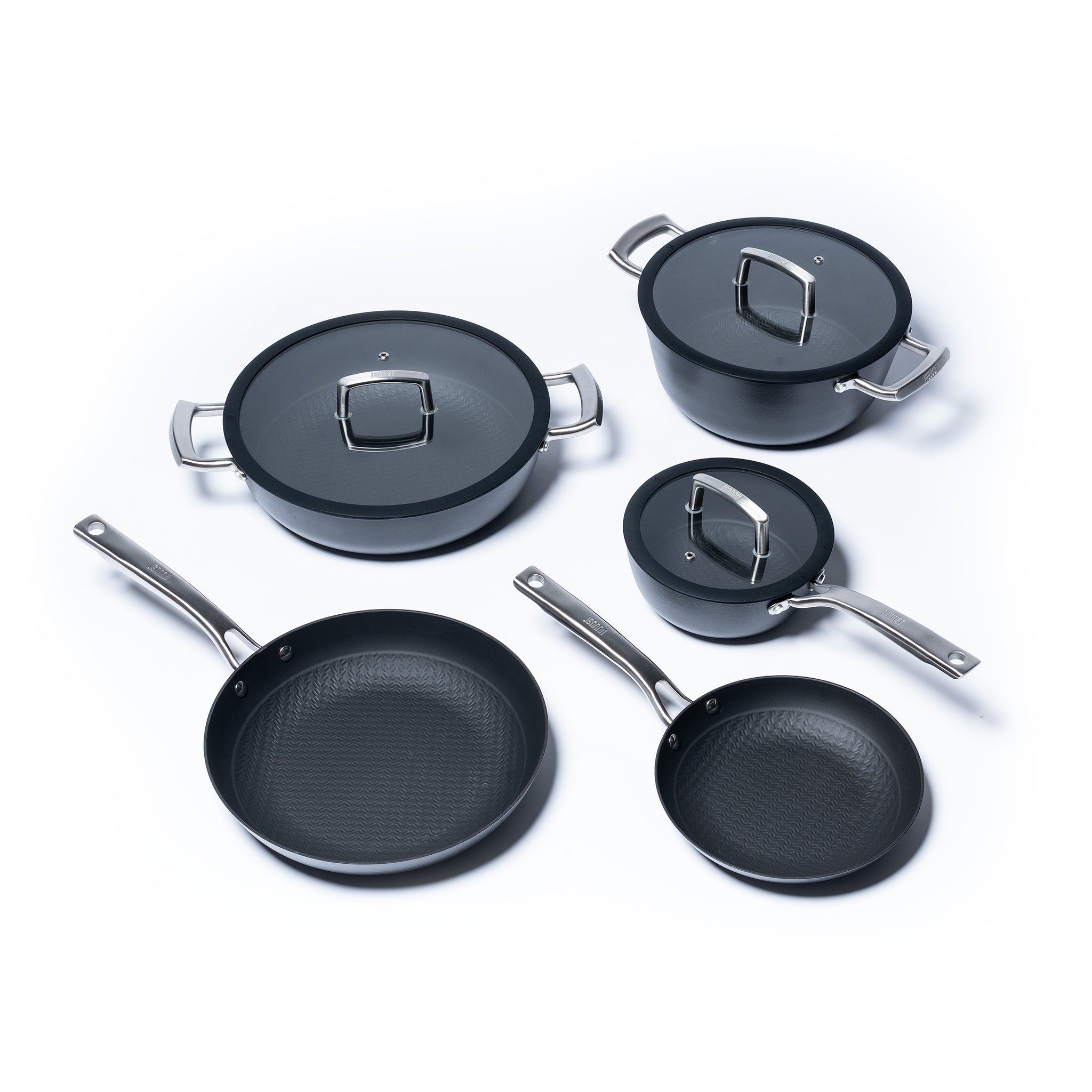 Rodinná sada nádobí z tenkostěnné litiny - 5 kusů