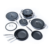 Mistrovská sada nádobí z tenkostěnné litiny - 8 kusů