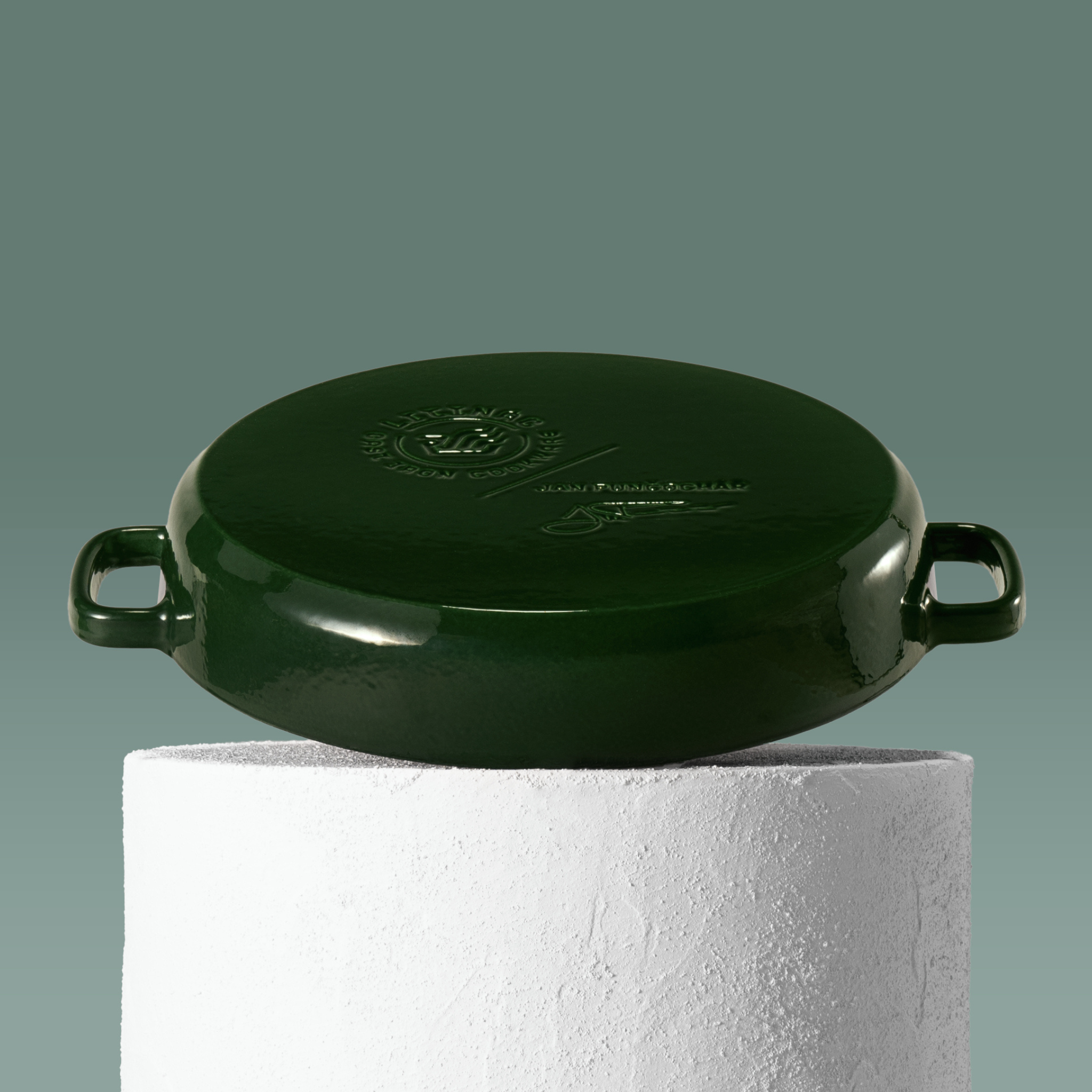 Vysoce kvalitní smaltovaná pánev 32 cm pro dlouhotrvající výkon a snadné čištění