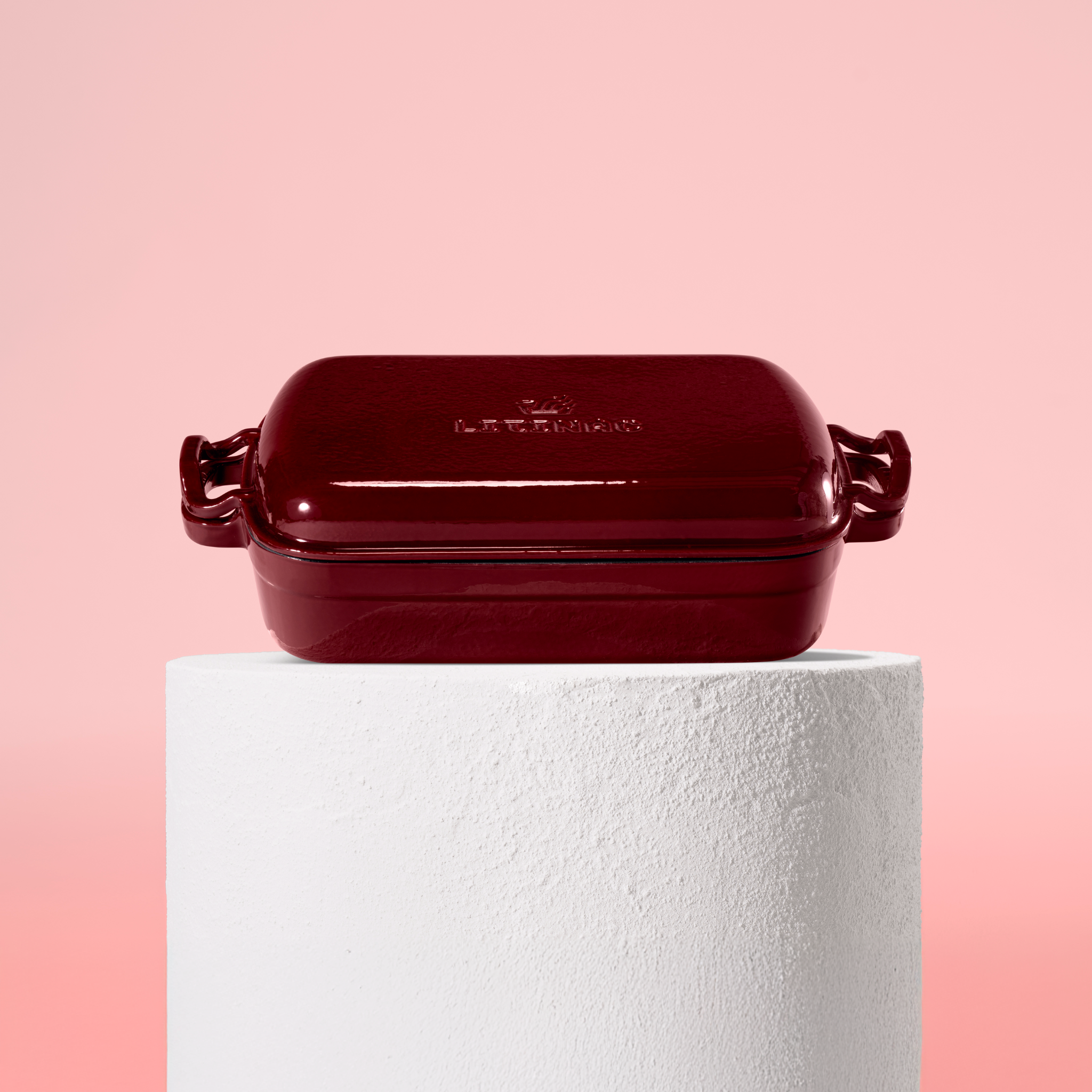 Smaltovaný litinový pekáč