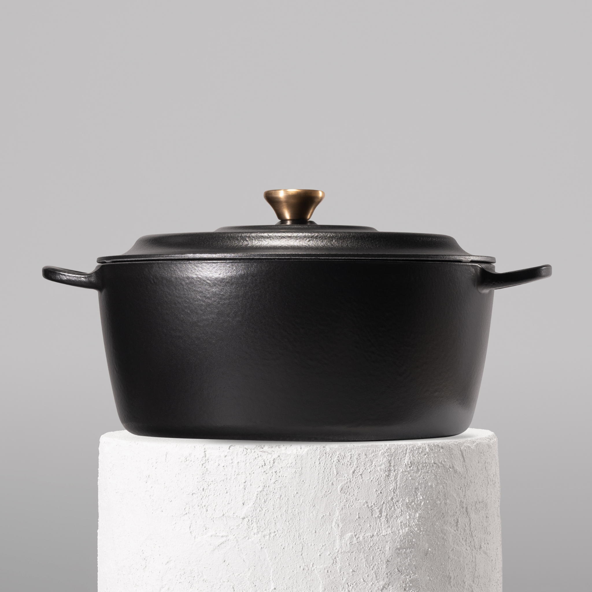 Profesionální hrnec z litiny, 30 cm, smaltovaná úprava pro snadné čištění. Vhodný na všechny typy sporáků. Barva: černá.