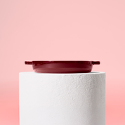 Profesionální Sauté pánev z litiny, 32 cm, smaltovaná úprava pro snadné čištění. Vhodná na všechny typy sporáků. Barva: červená.