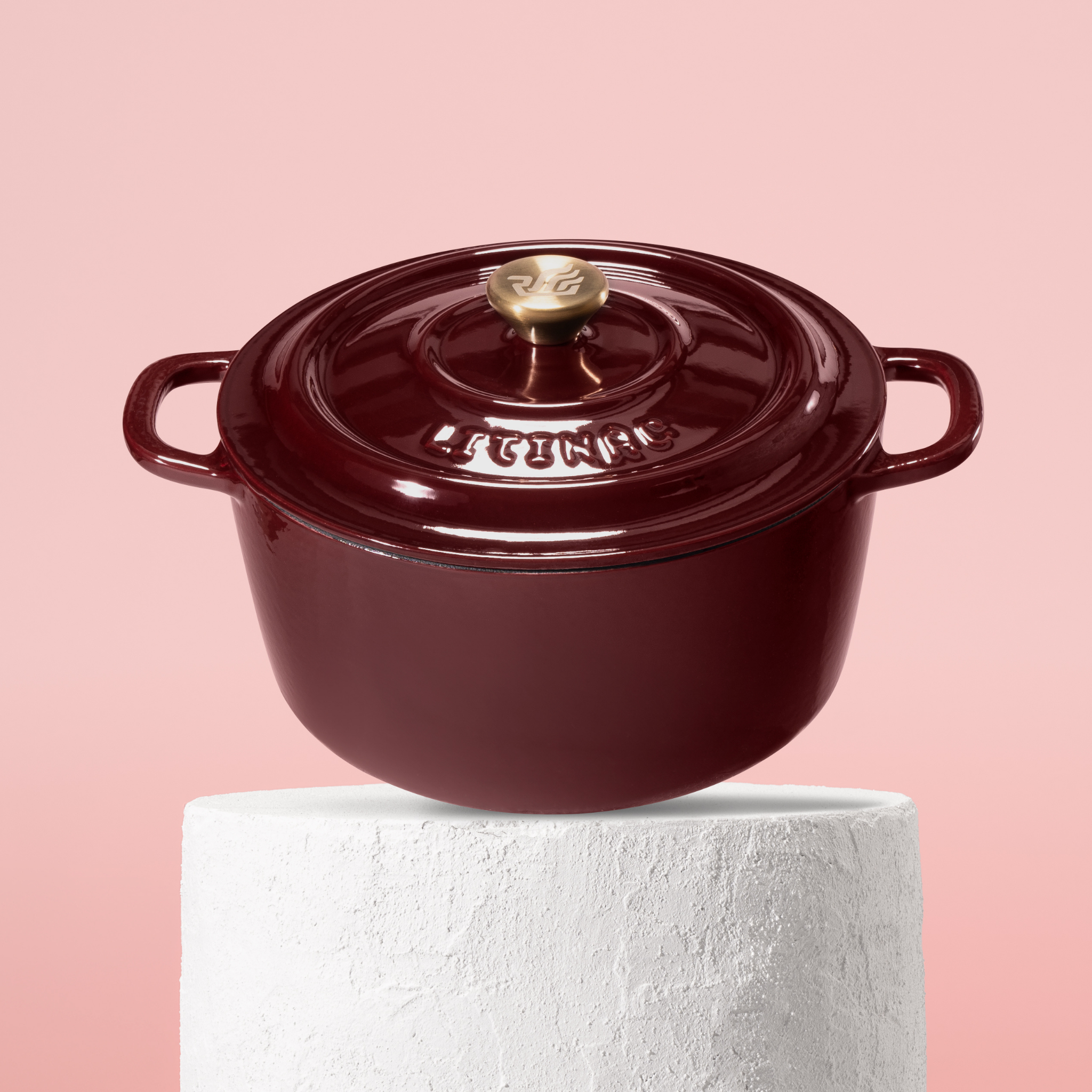 Smaltovaný litinový hrnec o průměru 26 cm, ideální pro zdravé vaření na všech typech varných desek včetně indukce. Barva: červená.